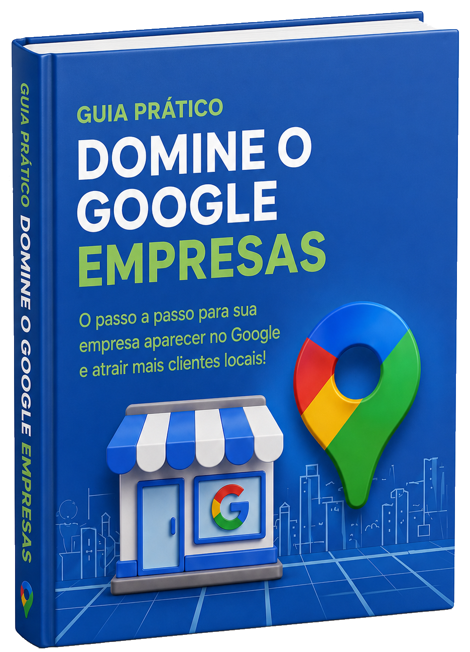 Mockup do E-book Domine o Google Meu Negócio